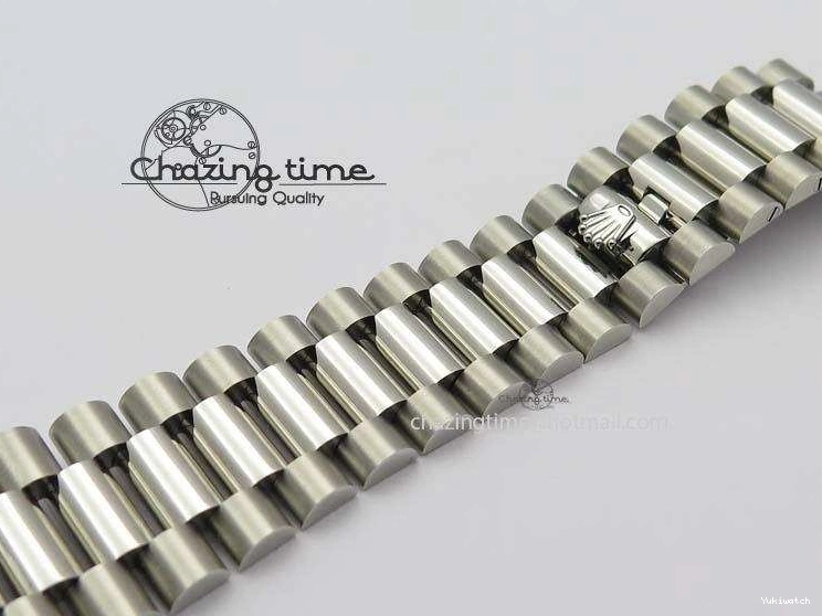 1:1 Bracelet Day-Date Dial Ice Noob Edition A3255 40mm SS on 228206 SS Textured Blue Best 0405